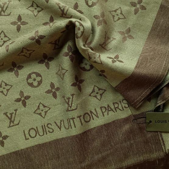 Louis Vuitton Silk Cashmere Stole Brown