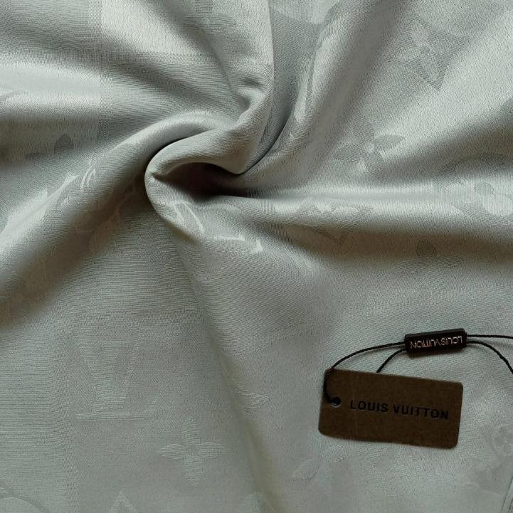 Louis Vuitton Silk Cashmere Stole Light Grey
