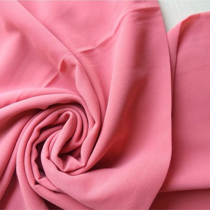 Premium Georgette Stole Flamingo Pink