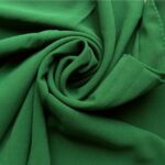 Premium Georgette Stole Leafy Green