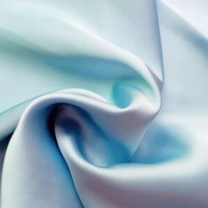 Plain Silk Stole Water Blue