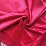 Plain Silk Stole Maroon