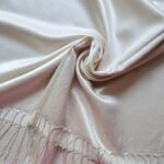 Plain Silk Stole Pearl