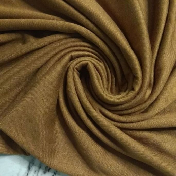 Premium Cotton Jersey Stole Honey Brown