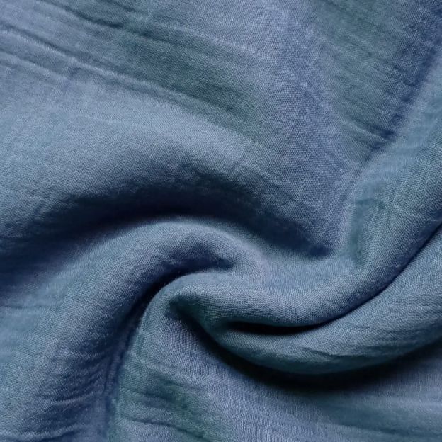 Turkish Lawn Stole Mystic Blue