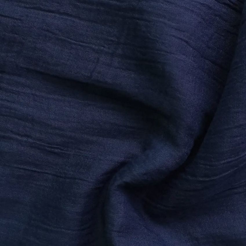 Turkish Lawn Stole Navy