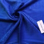 Christian Dior Silk Cashmere Stole Royal Blue