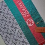 Gucci Light Pashmina Stole Light Grey