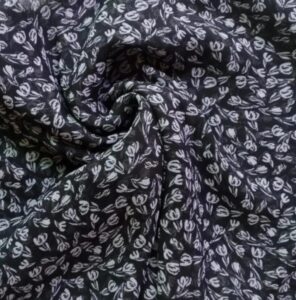 Printed Square Scarf Silver Blush