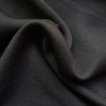Crepe Georgette Stole Black