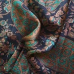 Large Printed Silk Stole Egyptian Brown