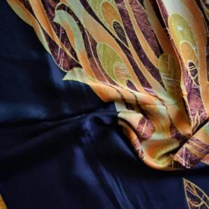 Large Printed Silk Stole Inferno
