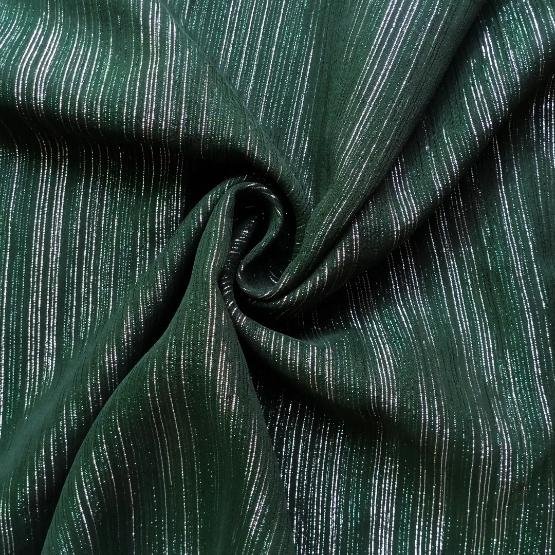Deep Green Silverline Shimmer Stole