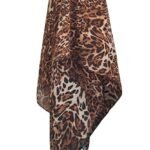 Printed Square Scarf Abstract Aura