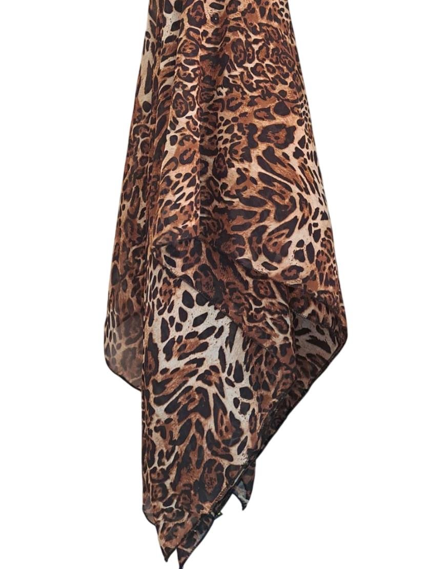 Printed Square Scarf Abstract Aura
