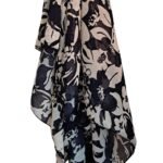 Printed Square Scarf Abstract Harmony