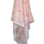 Printed Square Scarf Blossom Veil