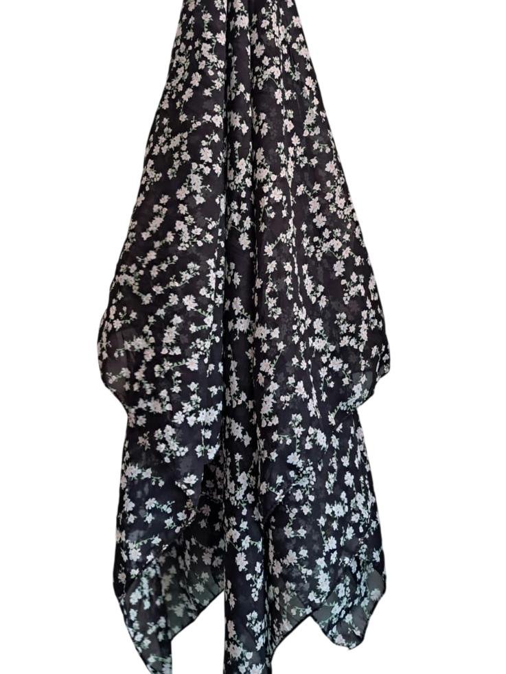 Printed Square Scarf Celestial Flora