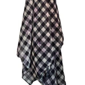 Printed Square Scarf Check Grace
