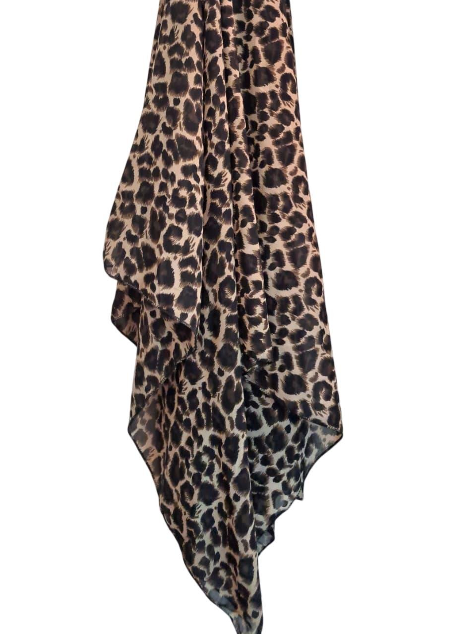Printed Square Scarf Cheetah