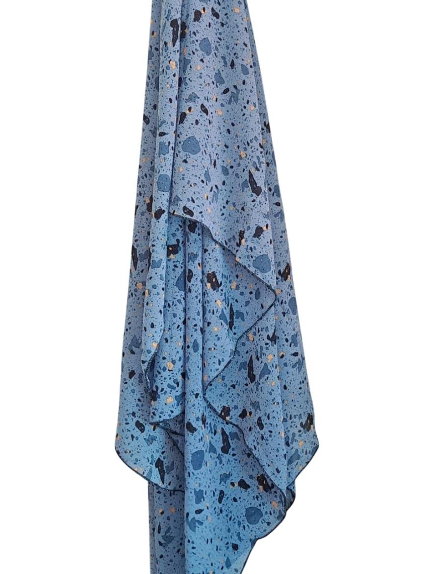 Printed Square Scarf Fluid Essence