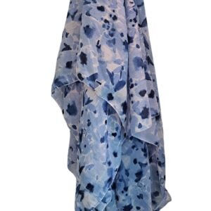 Printed Square Scarf Painted Whisper