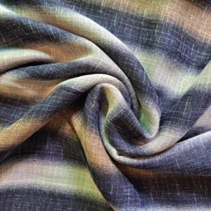 Printed Lawn Stole Linear Maize