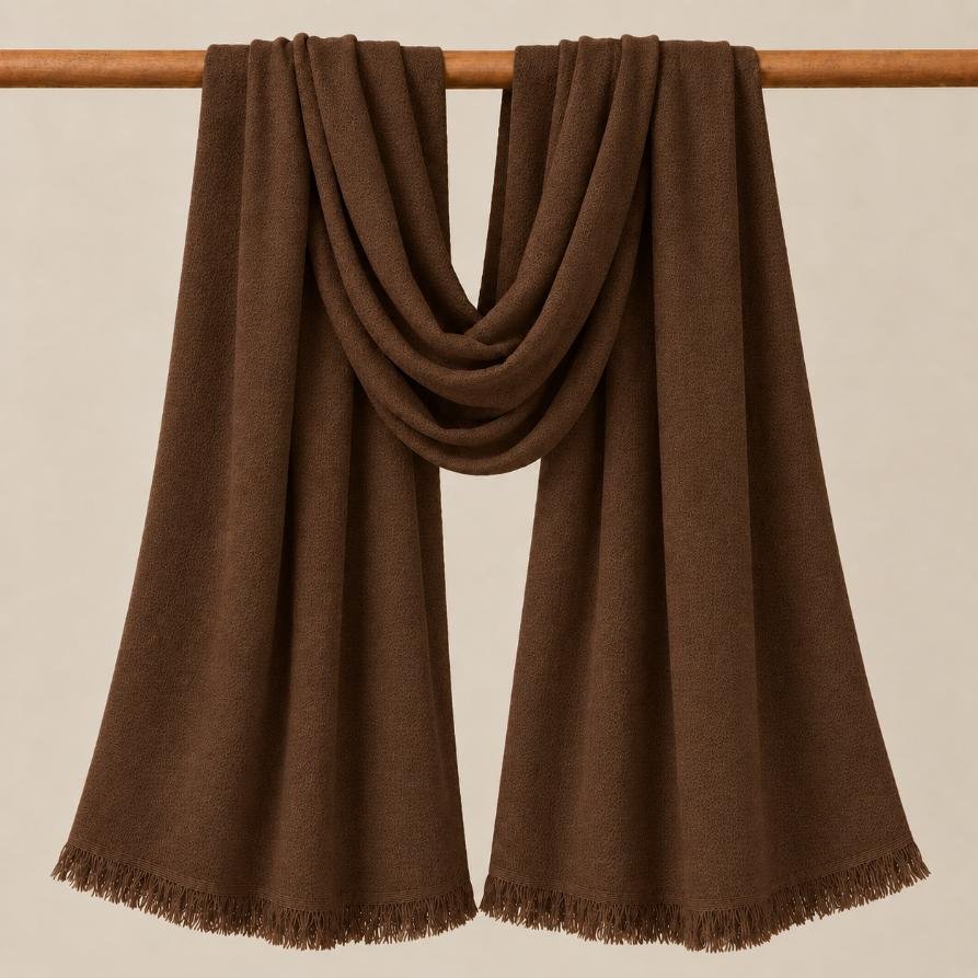 Premium Viscose Stole Brown