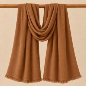 Premium Viscose Stole Caramel