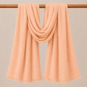 Premium Viscose Stole Coral Blossom