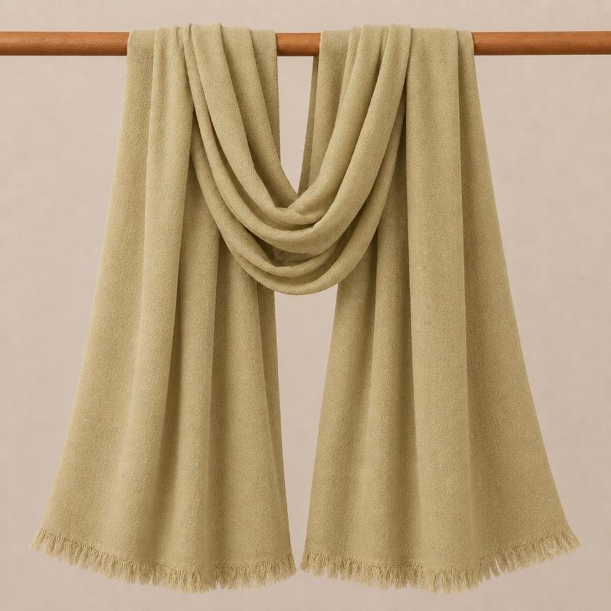 Premium Viscose Stole Fawn