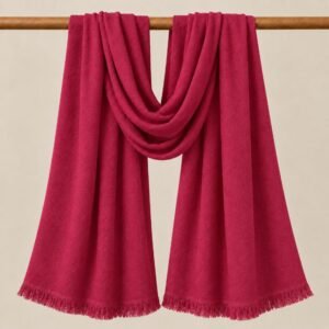 Premium Viscose Stole Pomegranate