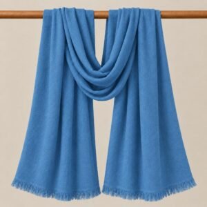 Premium Viscose Stole Pthalo Blue