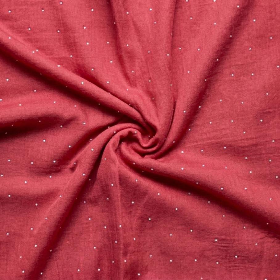 Starry Night Lawn Stole Carnation