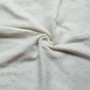Starry Night Lawn Stole Off White